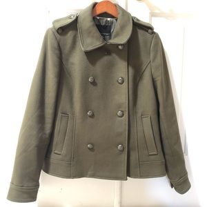 Olive green buttoned Banana Republic Blazer